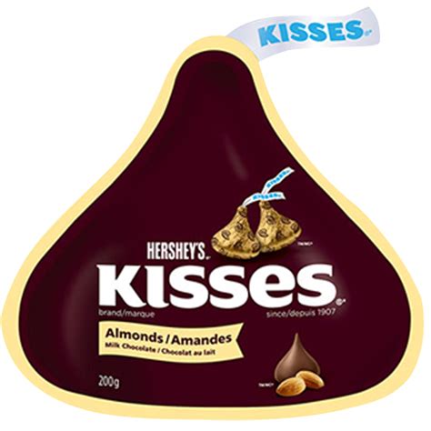 Hershey's Kisses Milk Chocolates Almonds 200 gr — Sukanda Djaya