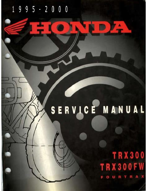 Honda Trx300ex 300x 2007-2009 Service Manual Repair PDF Download ...