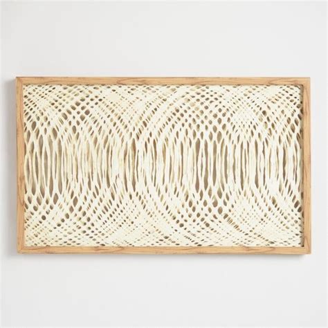 Waves Rice Paper Wall Art | Textile Art Wall Decor | POPSUGAR Home Photo 9