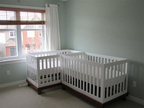 Calmly Chaotic: twin nursery... the cribs are in | Twin cribs, Cribs, Twin baby rooms