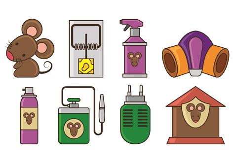 Set Of Mouse Trap Icons 148978 Vector Art at Vecteezy