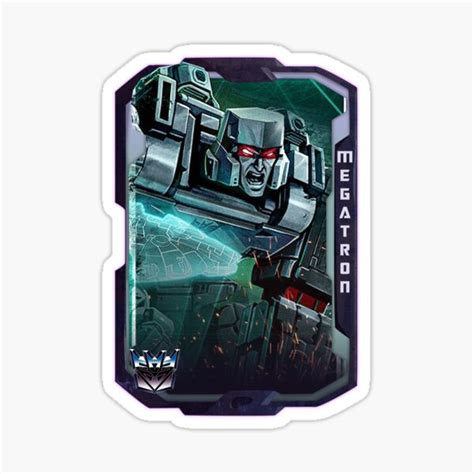 "WfC Megatron" Sticker for Sale by posterrifiq | Redbubble