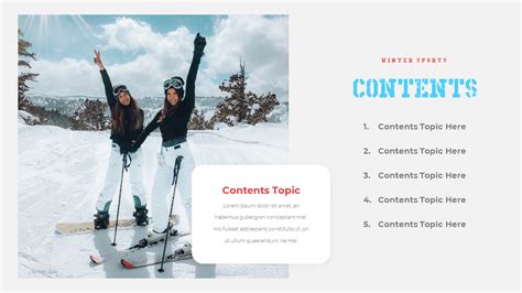 Winter Sports PowerPoint Presentations|Lifestyle|Templates