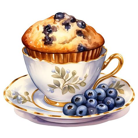 Blueberry Muffin Cliparts, Stock Vector and Royalty Free Blueberry ...