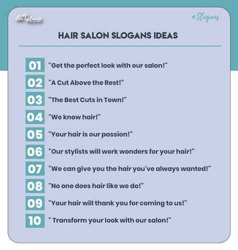 103+ Best Hair Salon Slogans Samples & Ideas - Tiplance