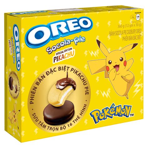 Bánh Oreo Socola Pie Phien Bản Đặc Biệt Pikachu 360g