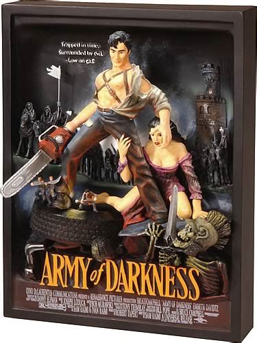 Army of Darkness Movie Poster Sculpture - Code 3 Collectibles - Evil ...