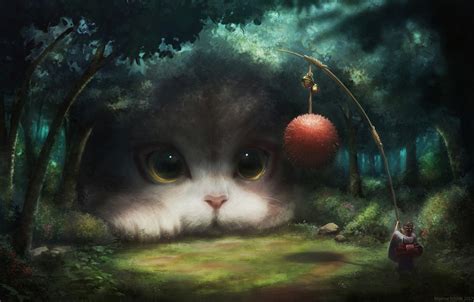 Fondos de pantalla : 1920x1227 píxeles, Obra de arte, gato, arte ...