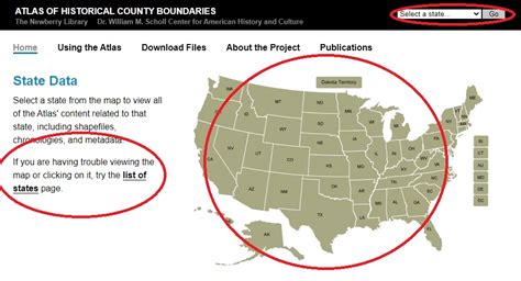 How to Use the Atlas of Historical County Boundaries