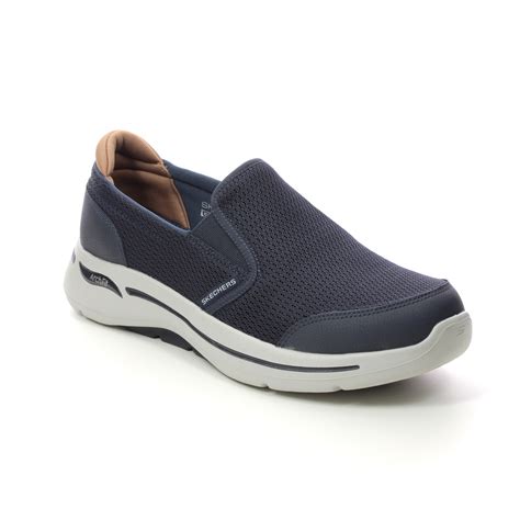 Skechers Arch Fit Slip On Mens NVY Navy Mens trainers 216264