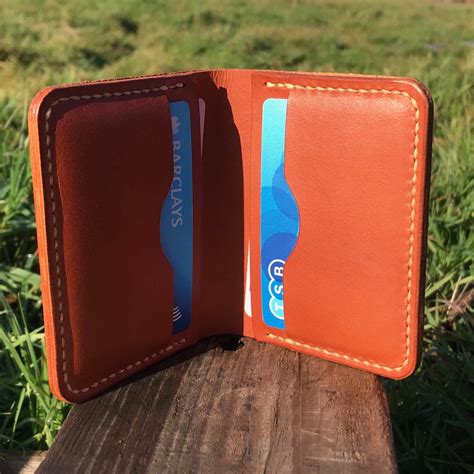 Leather bifold wallet pattern/minimal wallet/Pattern | Etsy | Leather ...