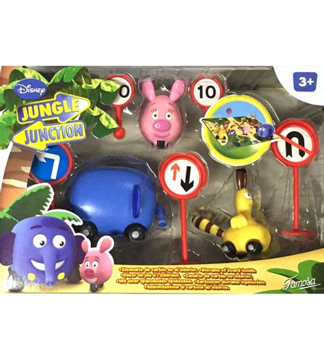 Jungle Junction: Zooter, Ellyvan & Bungo Figure Set - Visiontoys