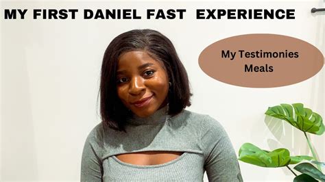 My First Daniel Fast Experience | Testimonies and Transformation - YouTube