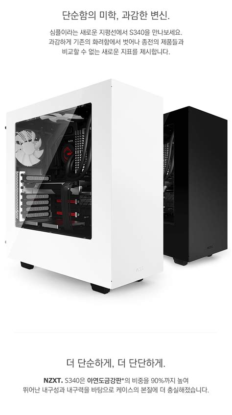 NZXT S340 White