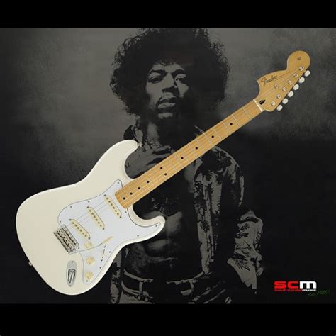 Fender Jimi Hendrix Stratocaster Electric Guitar Olympic White Finish – South Coast Music