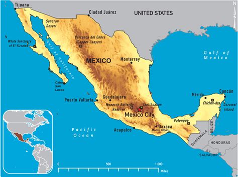 Map of Mexico 2011