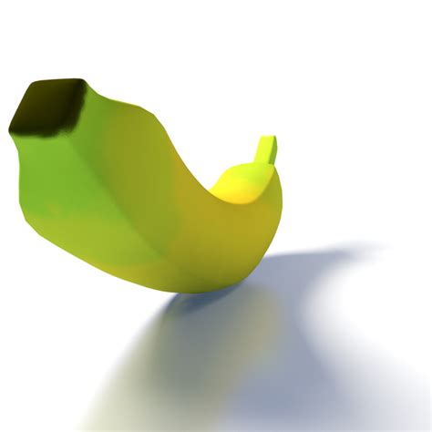 banana 3D Model - 3DHunt.co