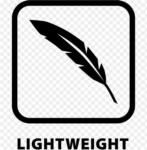 light weight feather icon - easy to carry icon png - Free PNG Images | TOPpng