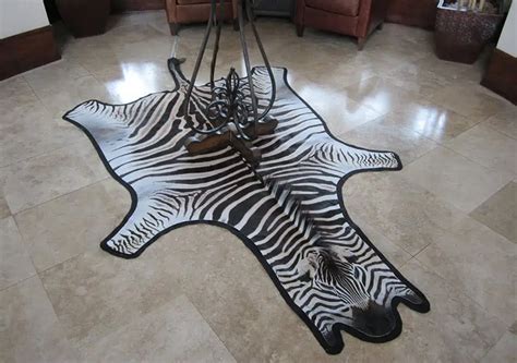 Zebra Skin Rugs - Home - Wildlife Etc LLC