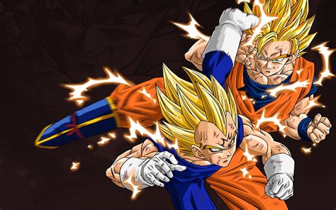 Goku and Vegeta illustration, Dragon Ball, Dragon Ball Z, Vegeta, Son Goku HD wallpaper ...