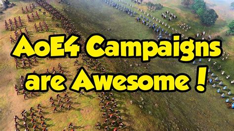 The AoE4 Campaigns are Awesome! (Norman campaign mission #1) - YouTube