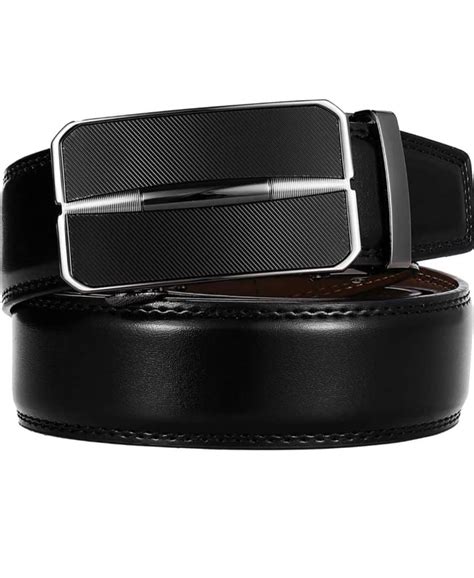 Men’s Leather Ratchet Belt – Omniverce