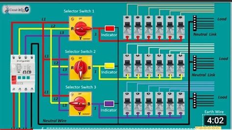 3 phase Change over switch connection | Switch, Connection, Circuit
