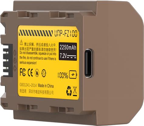 UURig Batería recargable, carga tipo C para cámaras digitales Sony Alpha 7 IV, Alpha 7 III ...