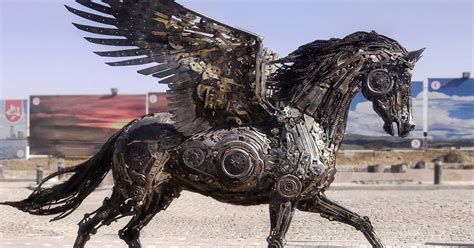 Steampunk Animal Sculptures Made Of Scrap Metal By Hasan Novrozi | Steampunk animals, Steampunk ...