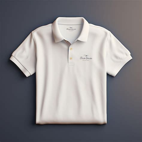 Premium AI Image | Polo Shirt Embroidered Logo Classic and ...