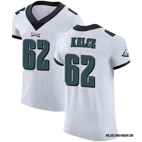 White Men's Jason Kelce Philadelphia Eagles Elite Vapor Untouchable ...