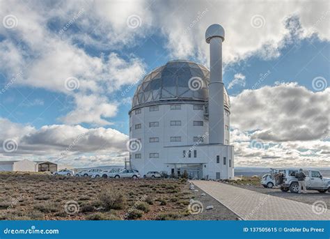 Building of the SALT 11-meter Telescope Near Sutherland Editorial Image ...