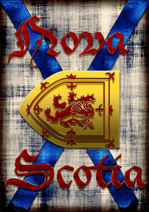 Nova Scotia Flag by JoshCurrie on DeviantArt