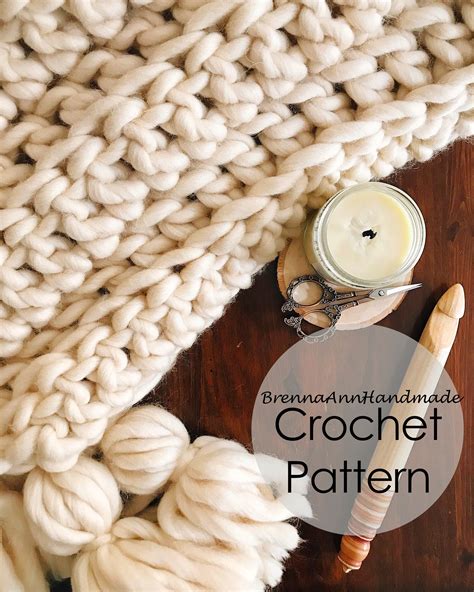 FREE CROCHET PATTERN - The Super Chunky Ribbed Tassel Blanket by ...