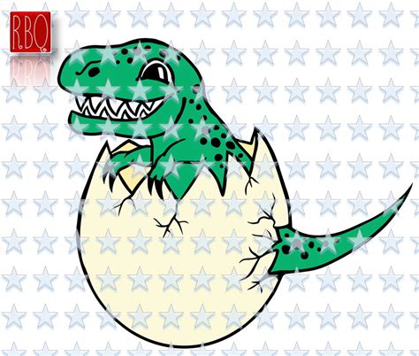 Trex Egg Hatching Dino Dino Easter Dinosaur in Egg - Etsy