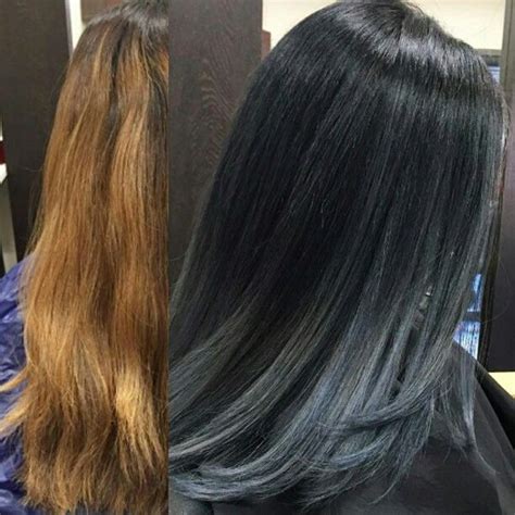 Pin by Innis Crimson on Hair | Wavy hair diy, Black hair with highlights, Silver grey hair