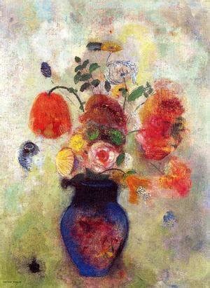 Odilon Redon Bouquet Of Flowers Painting Reproduction | odilon-redon.org