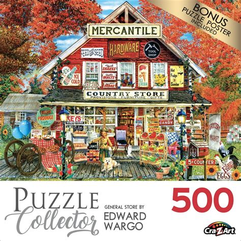 Cra-Z-Art Puzzle Collector 500 Piece Jigsaw Puzzle - General Store - Walmart.com - Walmart.com