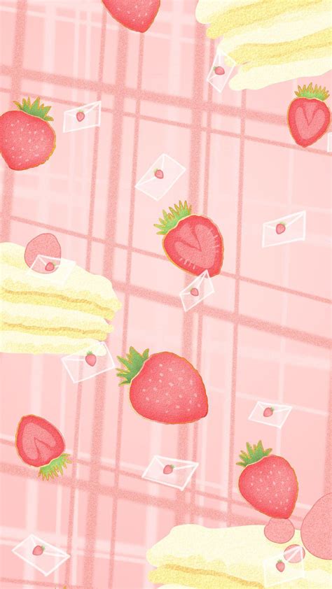 Kawaii Strawberry Wallpapers - Top Free Kawaii Strawberry Backgrounds - WallpaperAccess