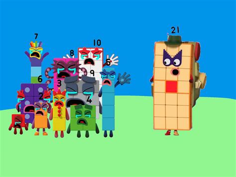 Numberblock 21 See The Numberblocks Crying by wreny2001 on DeviantArt