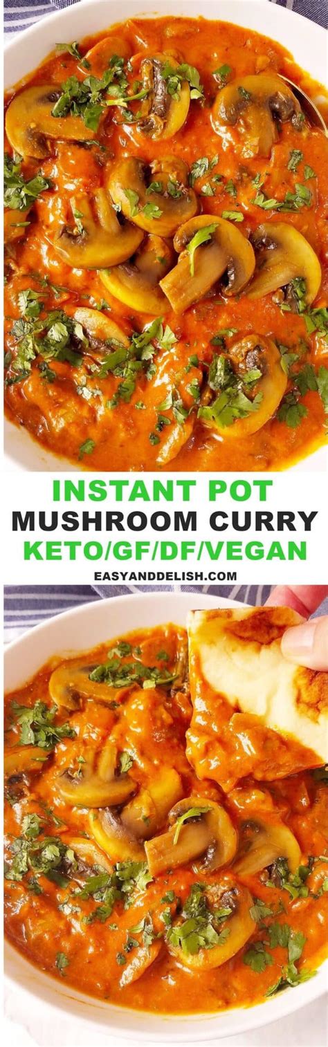 Mushroom Curry Recipe (Keto/Vegan) - Easy and Delish