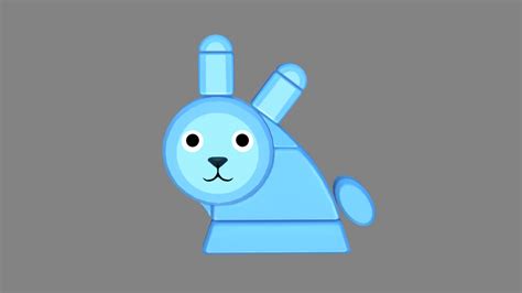 Animal Shape Blocks - Blue Rabbit Toys Model - TurboSquid 2112646