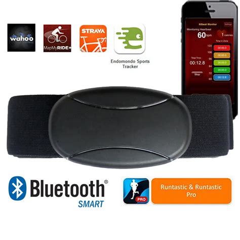 Bluetooth Runtastic Style Heart Rate Monitor Bluetooth Heart Rate Chest ...