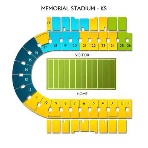 Ku Football Stadium Seating Map