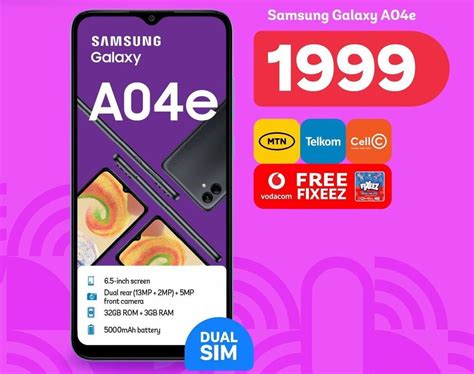 Samsung galaxy a04e offer at PEP