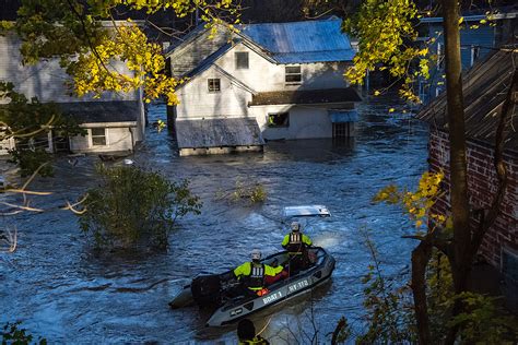 Emergency Crews Rescue Family From Dolgeville Flooding