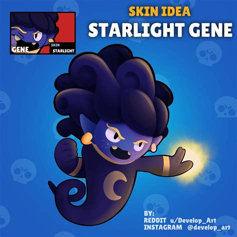 [SKIN IDEA] Starlight Gene : r/Brawlstars