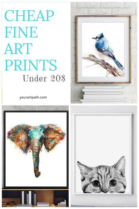 Cheap Fine Art Prints Under 20$