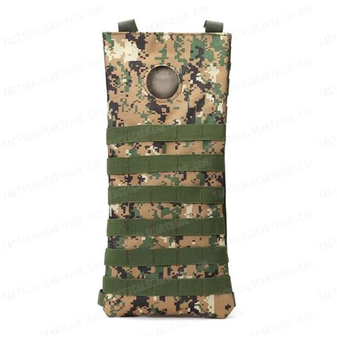 Molle 3L Hydration Water Backpack Digital Camo Woodland for $14.69