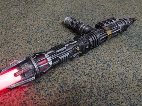 Star Wars Lightsaber Tonfa Style W/ LED BLADE | Star wars light saber, Lightsaber design, Custom ...